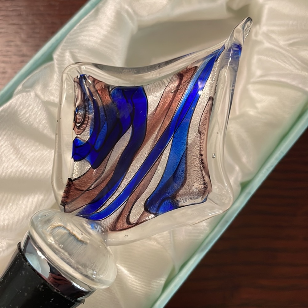 Glass Wine Bottle Stopper